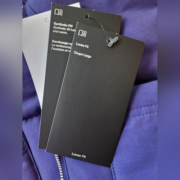 Nike Jordan Women's Insulated Loose Fit Purple Quilted Vest Size Large - Picture 10 of 10